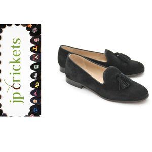 Jp Crickets- Tassel Black Suede Loafer - Sz. 7 - image 1